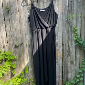 Libian Black Silhouette Dress